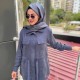 Tığ İpek Kupra Takım İndigo