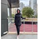 Tığ İpek Kupra Takım Siyah