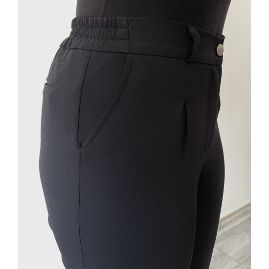 Modiva Duble paça pantolon Siyah