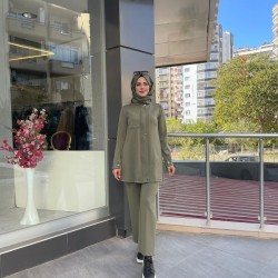 Esswaap Oysho Kumaş Fermuarlı Takım