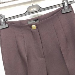 Sentez Paçası Fermuarlı,Nervürlü Oysho Kumaş Pantolon.