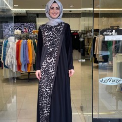 Müsemma Mocha Elbise Siyah