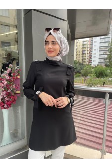 2K Siyah Tunik