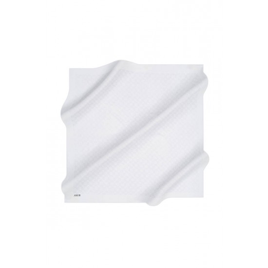  Aker Elegance Monogram Eşarp Açık Gri-974
